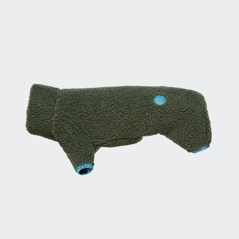 Cloud7 - Dachshund Sweater Teddy Olive