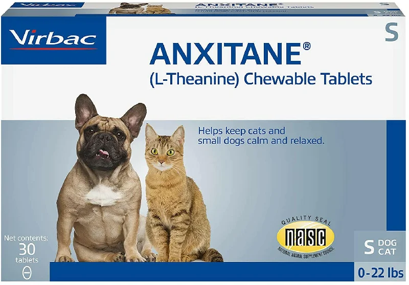 Anxitane Chewable Tablets for Cats and Small Dogs 30ct