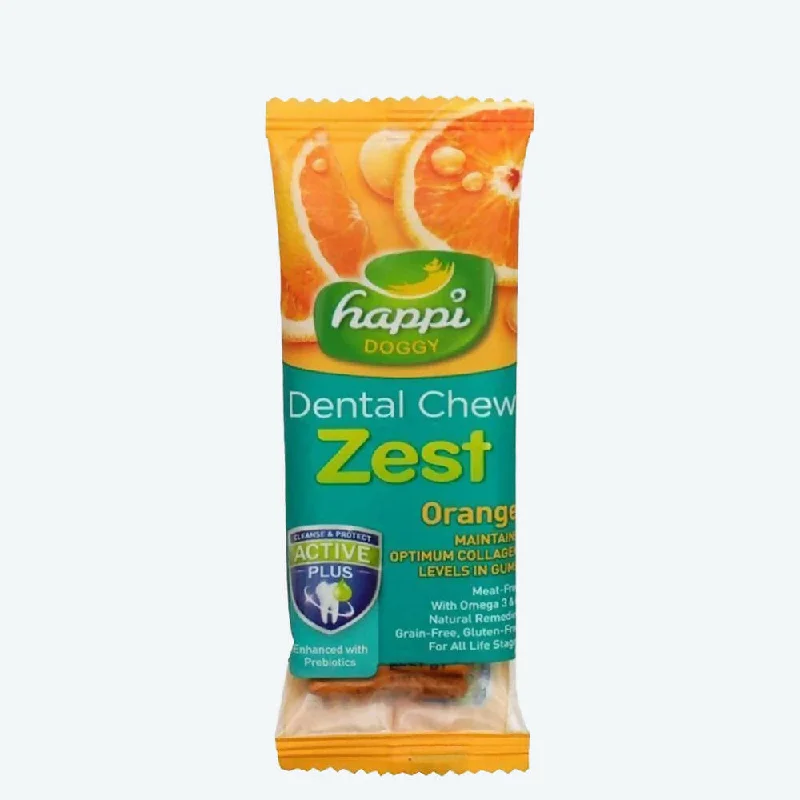 Happi Doggy Dental Chew Zest - Orange